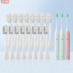 Huipu Soft Bristle Electric Toothbrush Head Adult Gental Cleaning Replacement Brush Head Deep Clean Normal Specification