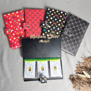 Melzan Store - Dompet Album Logam Motif 24 Slot Logam Mulia