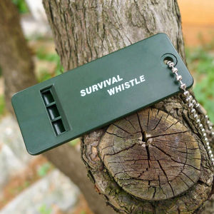 C.B.【Ready in Stock】 1pc Portable Survival Whistle 3-Frequency Whistle High Decibel Whistle