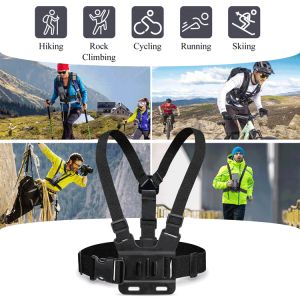Chest mobile phone holder for outdoor cycling