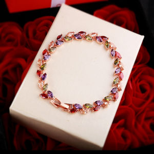 Korean Style Crystal Zirconia Bracelet: A Super Shiny Gift for Women