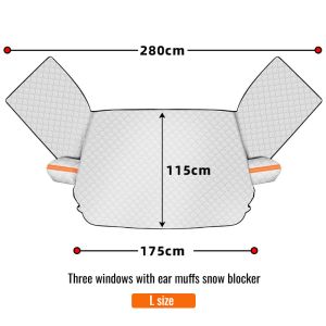 Car front windshield sunscreen frost snow block seepage snow car cover antiicing coat