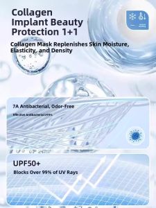 MONLEYTA | UV Protection Face Mask with Eye Protection 3D Breathable