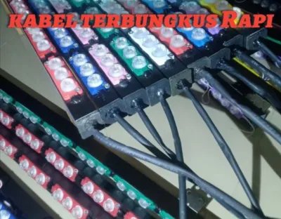 lampu rotator 8led 11 mode animasi 12v/24v