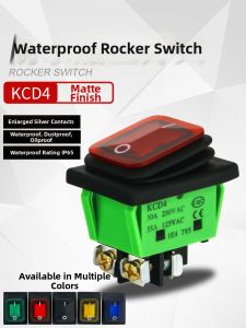 XunHe | Textured Surface Waterproof High Current Toggle Switch 30A