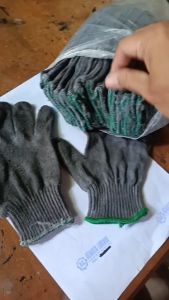 sarung tangan 1 pasang proyek tukang kuli bangunan 1 set kanan kiri