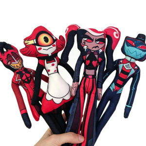 Hazbin Hotel Alastor/Nifty/Vox/Velvette Anime Cosplay Sang Trọng Thân Dây Xương Khung Hình Hành Động Hình Trừu Tượng Búp Bê Nhồi Bông Để Trang Trí Phòng