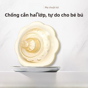 Kangaroo Mommy Double Layer Nursing Shield Breastfeeding Aid Milk Feeding Helper Lotion Stick Breast Protection Cover