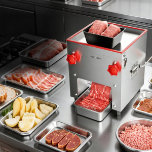 Automatic Meat Slicing Chopping Machine