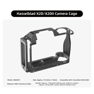 Falcam | HASSELBLAD X2D/X2D2 Camera Cage with Airtag Slot L-Bracket Protective Frame Anti-Drop Metal Cooling Photography Extension Accessories