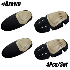 4Pcs/Set Cycling Knee Braces Elbow Pads Collision Avoidance Knee Elbow Support Guards Protector Gear for Skate Roller Blading