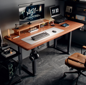 Electric Height Adjustable Office Desk Legs Smart Automatic Home Use Solid Wood Four-legged Table Stands Desk Frame