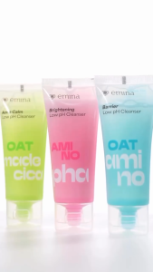 Emina Oat Amino Ceramide Barrier Low pH Gel Cleanser 70ml | Skin Barrier | MadeCica | Brightening