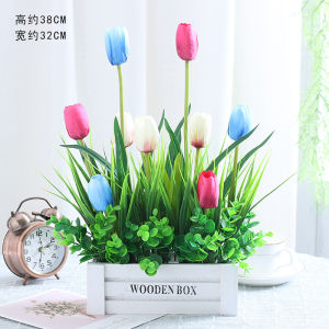 Emulational Greenery Bonsai Green Radish Living Room Dining Table Window Sill Decoration Artificial/Fake Flower Plastic Flowers Fence Simulation Plant