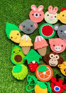 Túi đựng tỏi cho trẻ sơ sinh handmade.