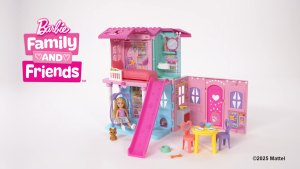 Barbie Family & Friends Chelsea Pop-Up House Playset & Doll (Included 1 Chelsea Doll)