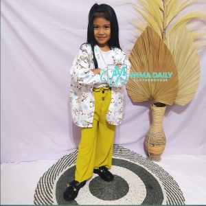 setelan mixue kiyowo anak perempuan 6 - 10 tahun