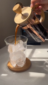 bevco Coffee Press – Rose Gold 350ml French Press Coffee & Tea Maker