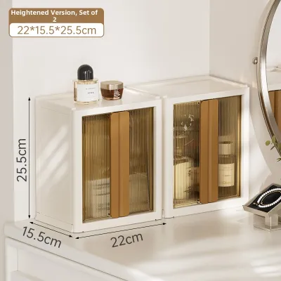 HAIXIN | Kitchen Organizer Storage Box Dustproof Double Door