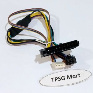 Cáp nguồn ATX 24 Pin ra 6 Pin và 6 Pin dài (PSU 18AWG) / Cáp dài 32Cm