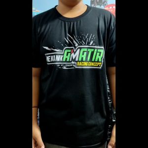 KAOS TSHIRT BAJU DISTRO NEW MEKANIK AMATIR RACING CONCEPT BLACK