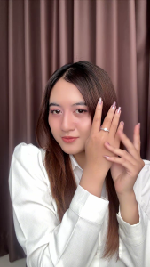 Panlandwoo - Cincin Rhodium Wanita Darling Cincin Cubic Zirconia Cincin Desain Bulat - Lazada