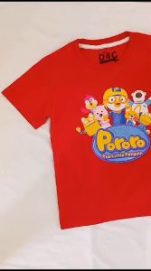 Setelan Baju Anak Laki Laki Minions Kuning / Pororo Merah Bxr Usia 2-10 tahun / Pakaian Anak Cowok