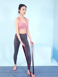 Yoga Stretching Belt Dance Resistance Band Loop Pilates Fitness Tension Belt Digital Stretch Elastic