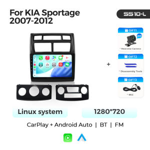 MEKEDE Linux Multimedia Screen For Kia Sportage 2 2004-2010 Car Radio FM AM RDS Stereo Wireless Carplay Android Auto AHD Camera
