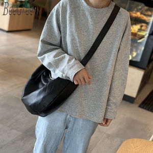 BeeGreen กระเป๋าสะพายไหล่หนังคลาสสิคเเท้สำหรับผู้หญิงกระเป๋าท่องเที่ยวแฟชั่นสะพายข้างกระเป๋าสะพายลำลองนุ่ม