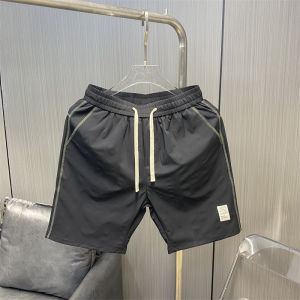 Summer Ice Silk Thin Sports Workwear Shorts Mens Basketball American Trendy Loose Casual Pants Five Points Leisure Trousers