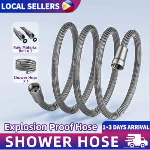 Premium Shower Hose Anti-Burst Heavy Duty 1.5M Nylon Pipe Flexible Tube Replacement For BTO Bathroom PET Braided