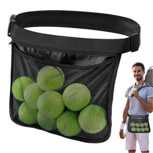 ผู้ถือลูกเทนนิส กระเป๋า pickleball wasit สำหรับผู้หญิงผู้ชายถือ8ลูกเทนนิสหรือลูก pickleball อุปกรณ์เสริม