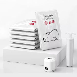 Vacuum storage bag with pump vacuum bag vaccum storage bags compression packing bags vacuum bags for clothes travel pouch travel organizer bag for travel accessories vaccum sealer bags vacuum bags with pump vacuum plastic for storage vacumme storage bag