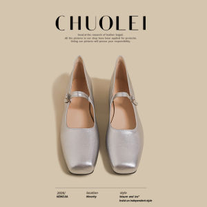 CHUOLEI | French Retro Style Mary Jane Flats Not Tiring