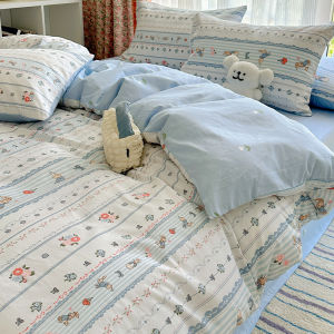 Kiss Dear | Fairy & Rustic Style 4pc Bedding Set 100% Cotton