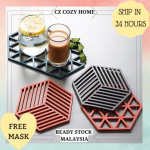 CZ Cozy Home Table Mat Insulation Pad Bowl Pad Kitchen Coaster Anti-scalding Plate Pad Pot Pad Tea Coaster Pad Silicon