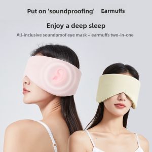 JIFANPAUL | Sleep Aid Eye Mask and Ear Cover with Light Blocking Soundproofing and Double-Sided Breathability
