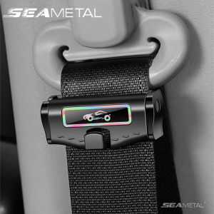 SEAMETAL Car Safety Belt Protection Clip Plastic Seat Belt Clamp Buckle Adjustment Lock Fastener Accessories