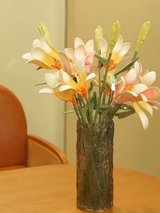 Jaki Block JK26953 Eternal Flower Bouquet Reminiscence Flowers Gift Decoration Building Brick Toy Boy Girl Bunga 一念倾城