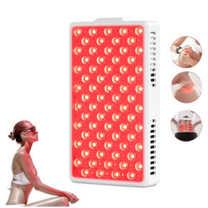 ไฟ LED แผงสีแดง 144 ดวง สำหรับดูแลผิวหน้า ลดเลือนริ้วรอย ความงาม แสง LED 660+850 นาโนเมตร อุปกรณ์กายภาพบำบัดร่างกาย โคมไฟโยคะผ่อนคลาย