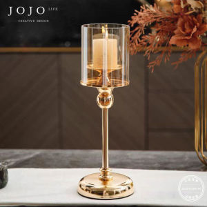 Elegant European Style Metal Iron Art Candelabra Display Piece for Dining Table Decor JOJOS L. PD.MaTing