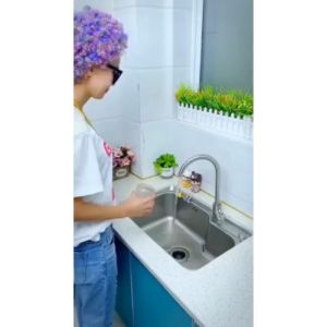 Saringan Penyaring 6 Filter Air & Sambungan Keran Kran Air Cuci Piring