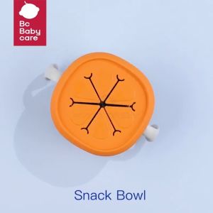 FANTASY E LIFE Bc Babycare 3 in 1 Snack Bowl Food Contract Materials Filtrating Design Multi Functional Cute and Verry durable Snack bowl for baby Eassy to use snack bowl 6months Above