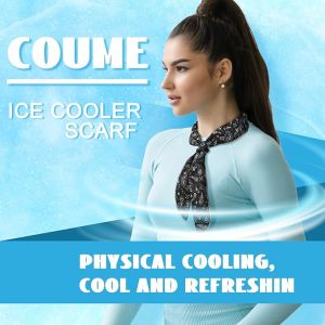NEENCA Cooling Neck Wraps - Summer Instant Cooling Scarf | Polyester Cooling Bandana Cooling Neck Wrap Hot Weather Bandana Headband