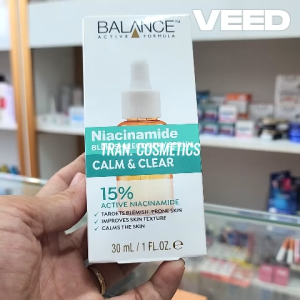 Serum Balance Serum Balance Niacinamide 15% Ngừa Mụn Mờ Thâm Cải Thiện Kết Cấu Da Và Làm Sáng Da - TRAN Cosmetics