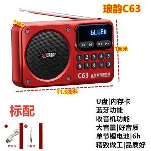 Langyun C63 Portable Multi-functional Radio Player with Card And USB Flash Drive for Elderly People Broadcast Theater Audio Player