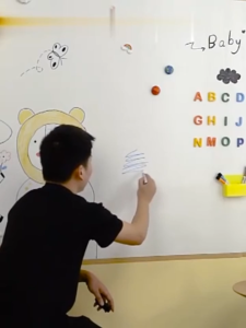 ⭐Malaysia spot goods⭐ Electrostatic Whiteboard Electrostatic whiteboard wall stickers 120*200cm removable/no glue/non-hurt Easy to disassemble Super magnetic suction writing board stickers Graffiti board Wall Stickers Electrostatic Adsorption 白板墙贴纸
