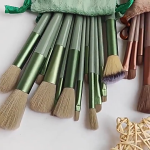 TDiepf 8 13pcsmakeup bàn chải thiết lập Fluffy professiona mỹ phẩm nền tảng bột Eyeshadow Kabuki pha trộn tạo nên bàn chải công cụ làm đẹp trang điểm
