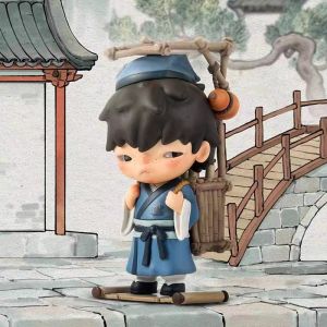 Pop Mart Seamless Town Pop Mart 14 Th Anniversary Hand-Made Blind Box Cute Doll Book Desktop Decoration Gift